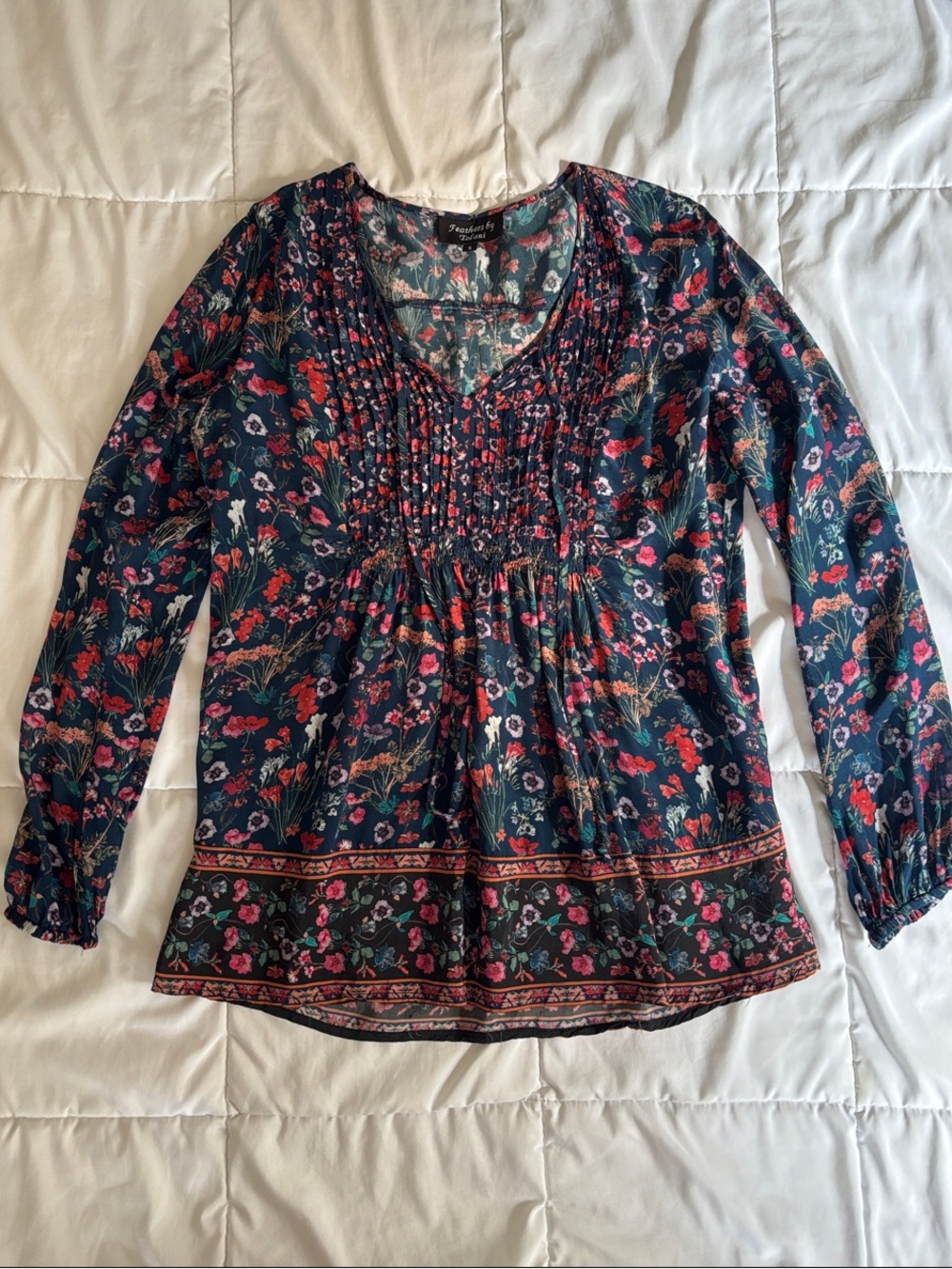 Feathers by Tolani Blouse